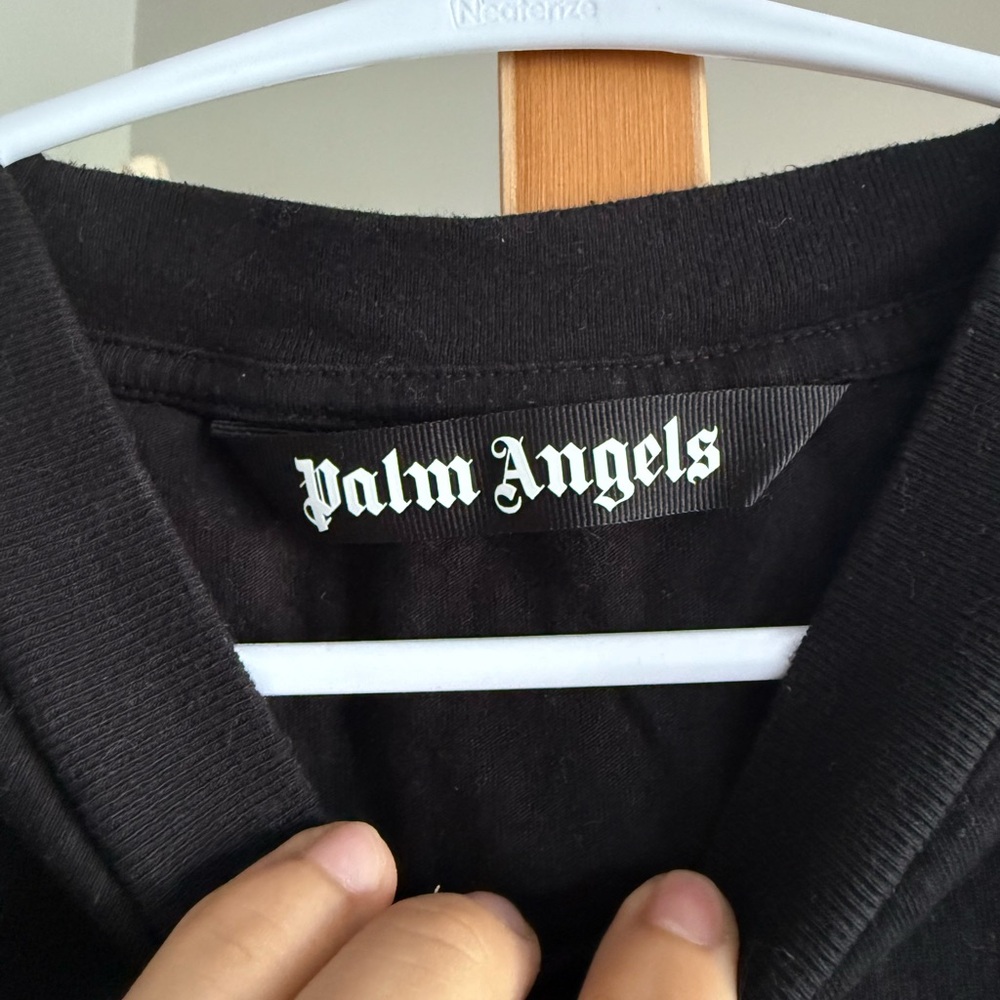 Palm Angels Broken Shark Black T-Shirt